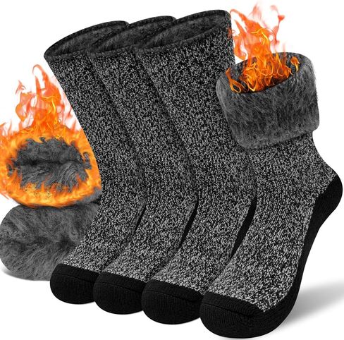 Thermal Socks for Men, Winter Warm Socks Mens for Cold Weather Extreme Temperatures in Kuwait