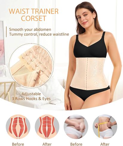 Ganado Waist Trainer for Women Tummy Control Waist Cincher Corset Shapewear in Kuwait