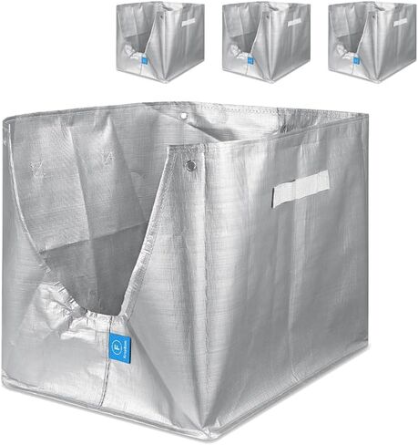 4 Pack Litter Box Liners F Compatible with Flip Litter Box Liner Type F, Reusable Liner Type-F with Carrying Handles in Saudi Arabia