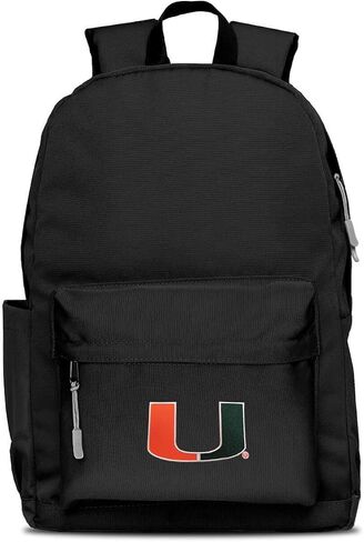 Denco Miami Hurricanes Lightweight 17" Campus Laptop Backpack - Ideal for the Gym, Work, Hiking, Travel, School, Weekends, and Commuting in Saudi Arabia