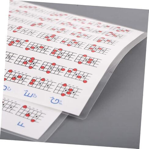 1Pc Mandolin Chord Chart Plate Paper Diagram Practice Guide for Beginners Lightweight Mandolin Training Tool Chords Reference in Saudi Arabia