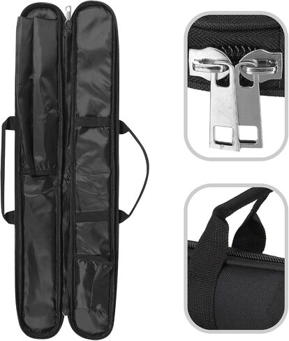 IMIKEYA Waterproof Flute Carrying Bag - Shakuhachi Flute Case for Easy Storage and Transport, Black, 71.00X9.00X2.50CM, Casual in Saudi Arabia