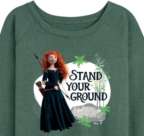 Disney Brave - Merida Stand Your Ground - بلوفر نسائي خفيف الوزن من تيري الفرنسي in Saudi Arabia