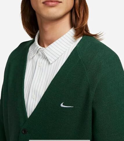 Nike SB Adult Unisex Cardigan, Green/White, Large in Saudi Arabia