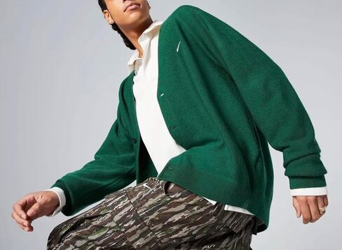 Nike SB Adult Unisex Cardigan, Green/White, Large in Saudi Arabia