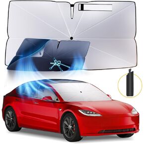 Windshield Sun Shade Umbrella: for Toyota Tacoma 2016 2017 2018 2019 2020 2021 2022 2023 2024 2025 - Front Car Window Shades - Double Toyota-Tacoma Thickened Foldable Sunshades Block UV Keep Cool in Saudi Arabia