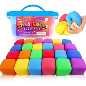 50 حزمة بطيئة الإجهاد المكعب: ألعاب تململ التماسك لتخفيف القلق ، مكعب اسفنجي كبير الحجم ، وسحب تململات تمتد لجائزة الفصل الدراسي ، مكافأة الفصل الدراسي للطالب (2 بوصة) in Kuwait