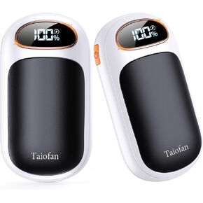 Rechargeable Hand Warmer 2 Pack, LED Display & 4 Levels, Ultrathin Electric Hand Warmers Portable USB Pocket Heater Fits Gloves for Hunting Essentials, Camping, Raynauds, Gifts for Men Women in Saudi Arabia