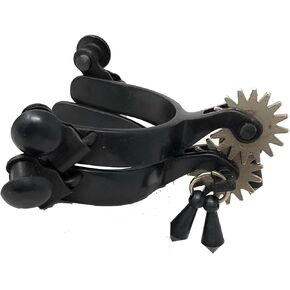 AJ Tack Baby Black Steel Spurs in Kuwait