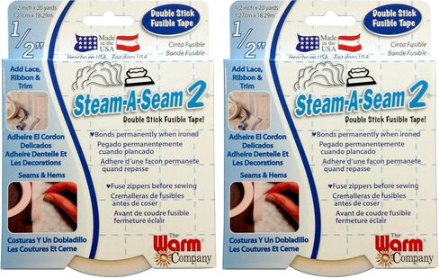 شركة دافئة Steam-A-Seam 2 Double Stick Fusible Tape 1/2 "x20 ياردة in Kuwait