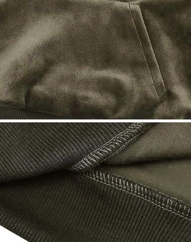 Toddler Boys Girls 2 Piece Velvet Sweatsuit Outfits Kids Long Sleeve Pullover Hoodie and Sweatpants Set in Kuwait