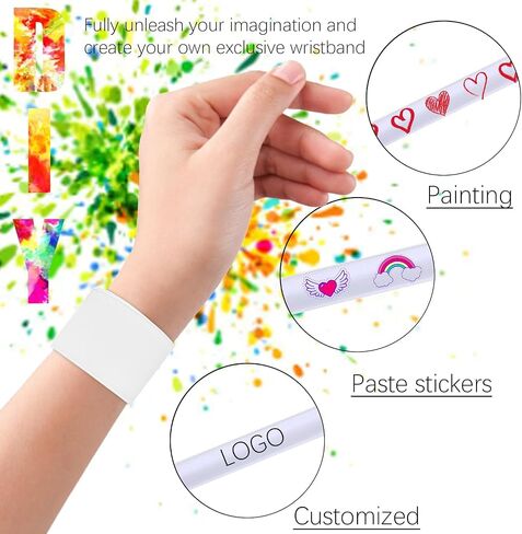 106 PCS Bros Slap Bracelet Bracelet Snap Bracelet مع 56 PCS BROS Slap Bracelet 50 PCS Cartoon Bros ملصقات للبالغين in Saudi Arabia