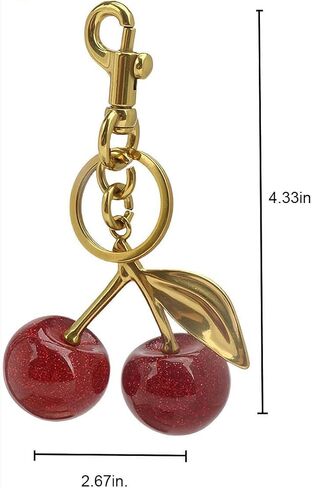 Purse Extender Chain Vintage Bag Extender Chains Cherry Bag Charms Handbag Strap Replacement Chain for Women Handbag (3PCS) in Saudi Arabia