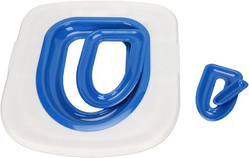 نظام التدريب على مرحاض Zjchao Cat ، تدريب Cat Potty Evalet Training Universal Cat Evalet Trainer لتنظيف الحيوانات الأليفة ، تساعد إمدادات الحيوانات الأليفة في تدريب صينية القمامة (صينية بيضاء ، دعم داخلي رمادي واحد) in Saudi Arabia
