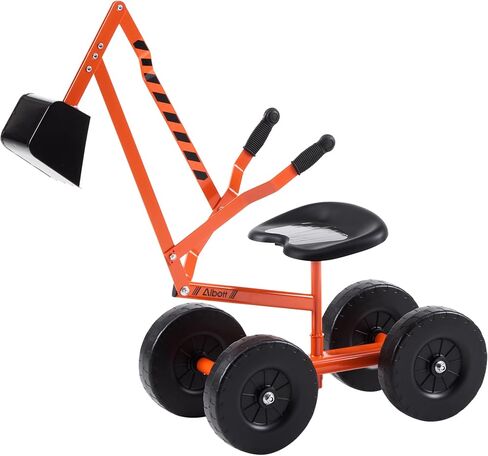 Albott Kids Ride-On Sand Digger Excavator Toy with 8-Inch Wheels in Saudi Arabia