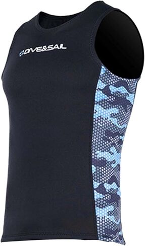 سترة بذلة، قمصان غوص، رياضات مائية، بدلة سباحة من النيوبرين 2 مم، سترة غوص بدون أكمام، سترة سترة بدلة مبللة للتمرين، الغوص in Kuwait