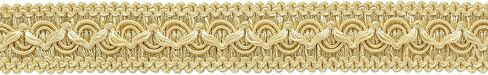 1" (2.5cm) Wide Vintage Decorative Gimp Braid Trim # 0100SG, Off White #26 (Ivory Off White) 10 Yard Value Pack (9.5m/30 ft) in Saudi Arabia
