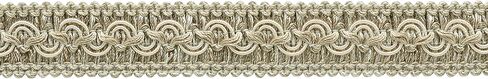 1" (2.5cm) Wide Vintage Decorative Gimp Braid Trim # 0100SG, Off White #26 (Ivory Off White) 10 Yard Value Pack (9.5m/30 ft) in Saudi Arabia