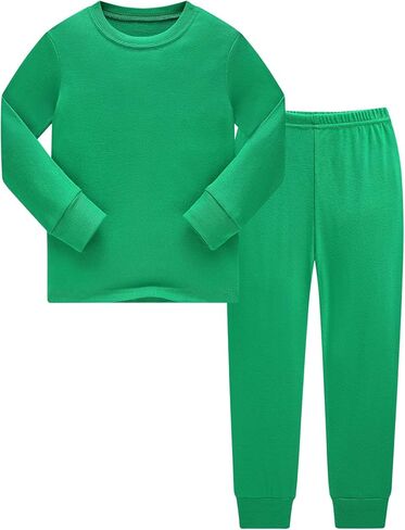 طقم بيجامات للأولاد الصغار ملابس نوم قطنية بأكمام طويلة للأولاد in Kuwait