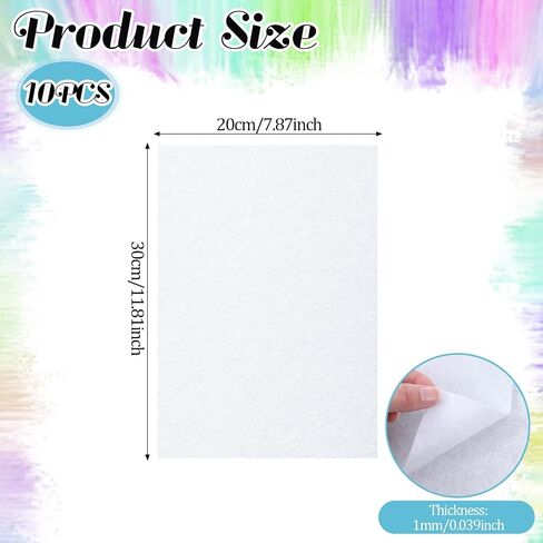 10 PCS Brown Love Leats ، 8 "× 12" ملاءات ناعمة للحرف اليدوية ، ورقة الصوف Felts للحرف اليدوية خياطة مشروع خياطة خياطة خياطة. in Kuwait