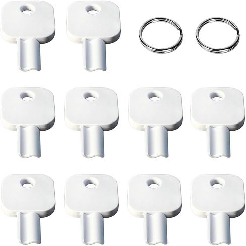Dispenser Key Replacement-Compatibles with Pur-ell,GO-JO and Pro-vo Dispensers–Universal Fit for Models ADX-7,ADX-12,LTX-7,LTX-12,CS4,CS6,CS8,ES4,ES6 and ES8.White,Pack of 10 (10) in Saudi Arabia