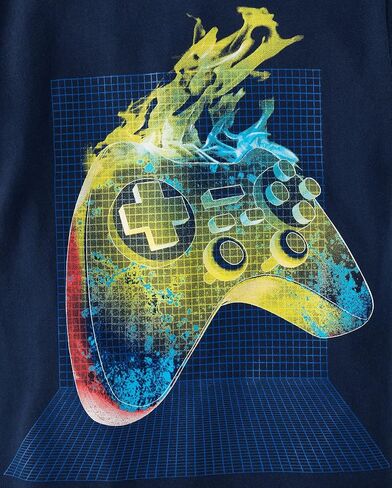 The Children's Place Boys' Gamer Short Sleeve Graphic T-Shirts,multipacks in Saudi Arabia