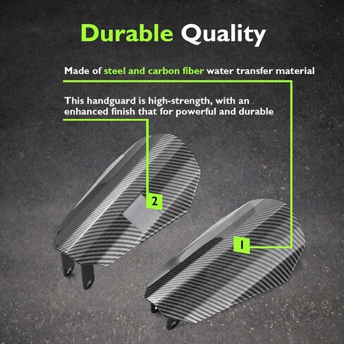 Mofun Coffin Cut Handguards Hand Guards Compatible with Harley Touring 2007-2025 Fit Softail 2018-2025 with Switch Housings and Cable Clutch 1 Pair, Gloss Black in Saudi Arabia