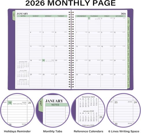 Planner 2025-2026 - 11.38 '' X 8.74 '' Planner Bandner ، Business Weekly & Monthly Planner ، يوليو 2025 - يونيو 2026 in Saudi Arabia