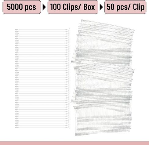 Mr. Pen- Standard Tagging Gun Fasteners, 1 Inch, 5000 pcs, White, Plastic Tag Gun Fasteners, Tag Gun Refills, Tagging Gun Refill, Stitch Gun Refill, Price Gun Tags Refills, Pricing Tag Gun Barbs in Saudi Arabia