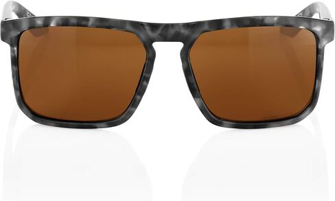 100% Renshaw Square Style Sunglasses Durable Lightweight Active Performance Eyewear Rubber Temple Grip Side Glare Shield in Saudi Arabia