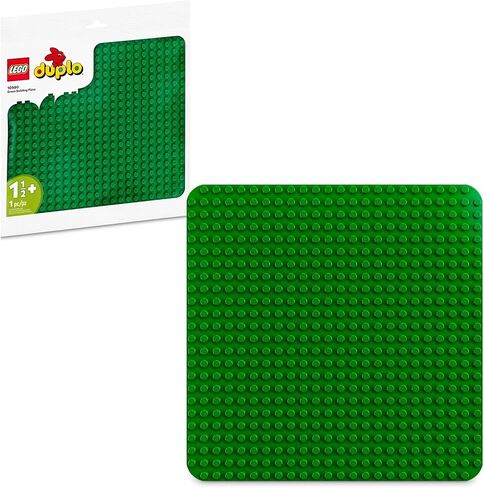 LEGO DUPLO Green Building Plate - Learning and Educational Building Toy for Toddlers, Preschool, Boys and Girls, Ages 1.5+ - Gift Ideas for Birthdays - 10460 in Saudi Arabia