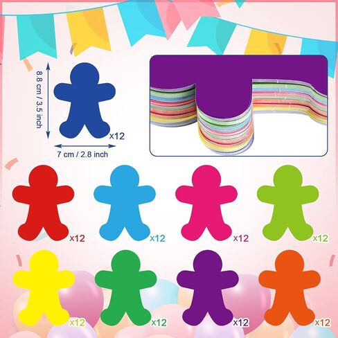 Geyee 108 Pcs Hand Cutouts Classroom Small Bulletin Board Cut Outs Assorted Color Cutouts Classroom Decoration Paper Hand Shape Cutouts for DIY Kids Projects Craft School Party Decor in Saudi Arabia