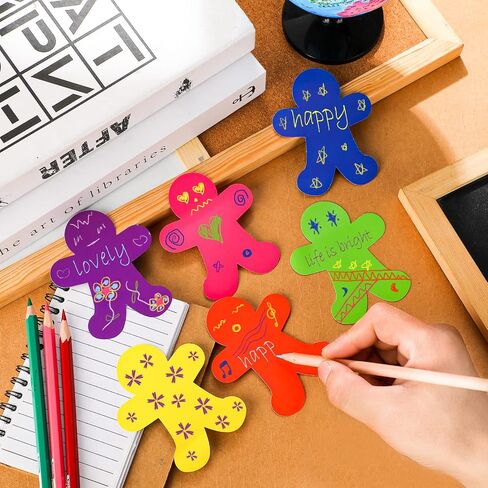 Geyee 108 Pcs Hand Cutouts Classroom Small Bulletin Board Cut Outs Assorted Color Cutouts Classroom Decoration Paper Hand Shape Cutouts for DIY Kids Projects Craft School Party Decor in Saudi Arabia
