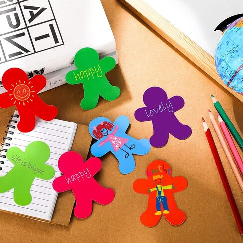 Geyee 108 Pcs Hand Cutouts Classroom Small Bulletin Board Cut Outs Assorted Color Cutouts Classroom Decoration Paper Hand Shape Cutouts for DIY Kids Projects Craft School Party Decor in Saudi Arabia