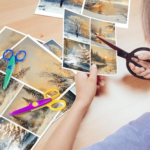 20 Pcs Decoupage Paper 8.3"x11.2" Christmas Winter Santa Kids with Gifts Decoupage Paper Pack Decoupage Paper Retro for Decoupage, Craft and Scrapbooking in Kuwait