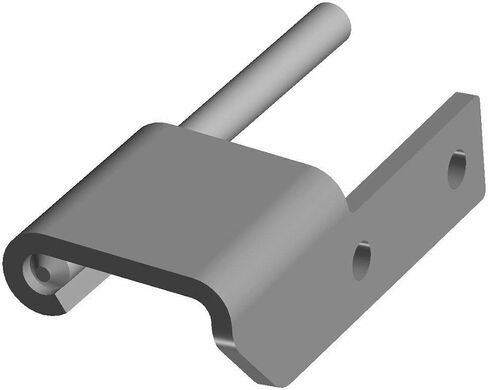 Polaris Ranger Hinge Weld، الجزء العلوي، الأيمن، أسود غير لامع، جزء OEM الأصلي 1023599-458، الكمية 1 in Saudi Arabia