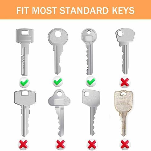 60 Pieces Key Color Covers Plastic Key Color Identifiers 3 Styles 10 Assorted Colors Key Toppers for House Keys Organization Key Identifier Rings in Saudi Arabia