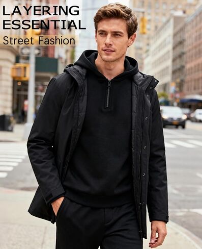 رجال هوديي ربع الرمز البريدي للبلوزات الصوف هوديز الصوف غير الرسمي قميص عرق مقلع للأكمام الرياضية الطويلة للرجال in Kuwait