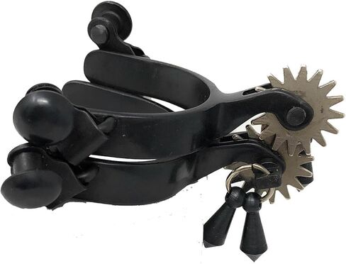 AJ Tack Baby Black Steel Spurs in Saudi Arabia