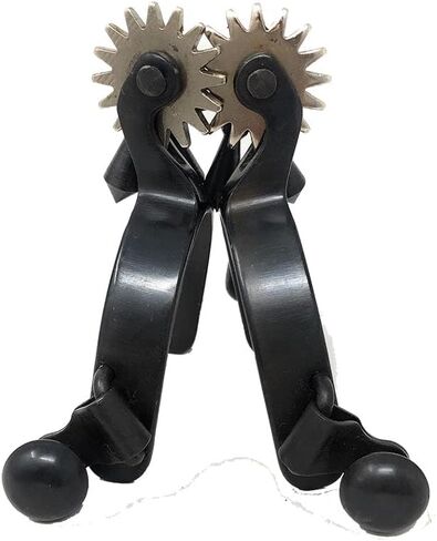 AJ Tack Baby Black Steel Spurs in Saudi Arabia
