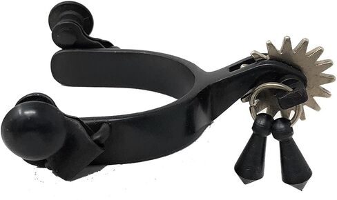 AJ Tack Baby Black Steel Spurs in Saudi Arabia