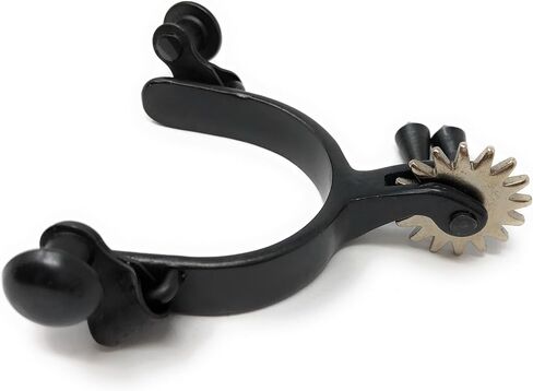 AJ Tack Baby Black Steel Spurs in Saudi Arabia