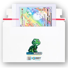 شل Mailer Trading Card Peailers بواسطة Hobby Armor ، 7 "× 4.35" مظاريف بطاقات تداول للشحن ، مظروف شحن مثالي الحجم لإبلاغ المحمولين شبه المشتركين ، مستلزمات واقي ، 100 حزمة in Kuwait