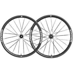 WINSPACE Hyper 3 Road Bike Carbon Spoke Wheels 700C Ultralight Disc Brake Clincher D33/45/67 Carbon Wheelset Tubeless Ready T-Lock Spoke Nipples in Saudi Arabia
