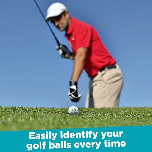 Golf Ball Marker Stamp with TiteSeal™ Technology - Hot Dog - Many Designs to Choose - Black in Saudi Arabia