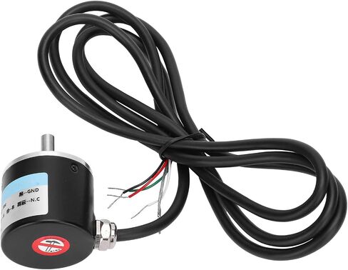AB 2 Phase Incremental Encoder 5 24V DC Shaft for Office Automation Engineering, Excellent Quality Aluminum Material, 3000 6000rpm Speed, (500B) in Saudi Arabia