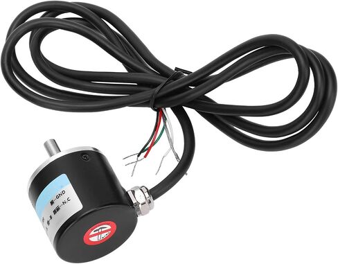 AB 2 Phase Incremental Encoder 5 24V DC Shaft for Office Automation Engineering, Excellent Quality Aluminum Material, 3000 6000rpm Speed, (500B) in Saudi Arabia