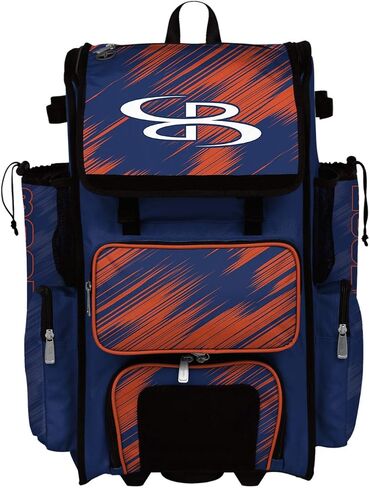 حقيبة الخفاش الدوارة الهجينة من Boombah Superpack للخدش - ألوان متعددة - إصدار بعجلات وحقيبة ظهر in Kuwait