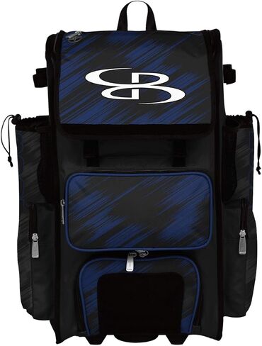 حقيبة الخفاش الدوارة الهجينة من Boombah Superpack للخدش - ألوان متعددة - إصدار بعجلات وحقيبة ظهر in Kuwait