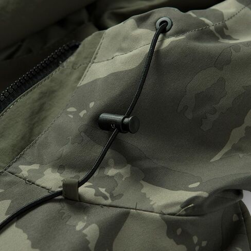 Mens Camouflage Tactical Anorak Jacket Waterproof Windbreaker Pullover Hoodie Outdoor Hiking Hunting Military Coat in Saudi Arabia